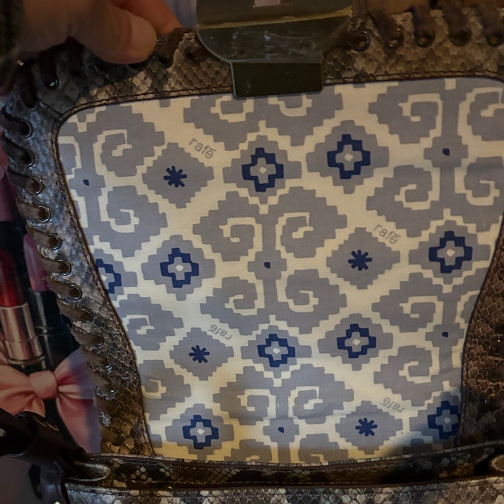 Rafe Brown and Green Crossbody Bag - Picture 11 of 14